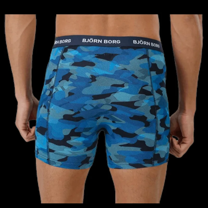 Clearance Björn Borg Shadeline Shorts 3-Pack Blue/Patterned/Black Blå, Mönstrad och Svart