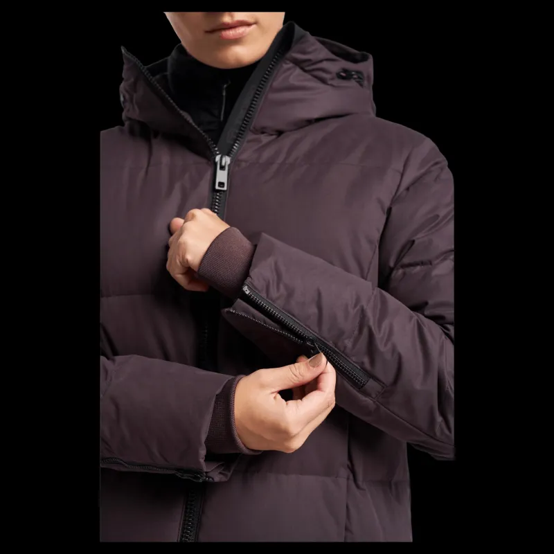 Tenson Shanna 2.0 Down Coat Women Aubergine New
