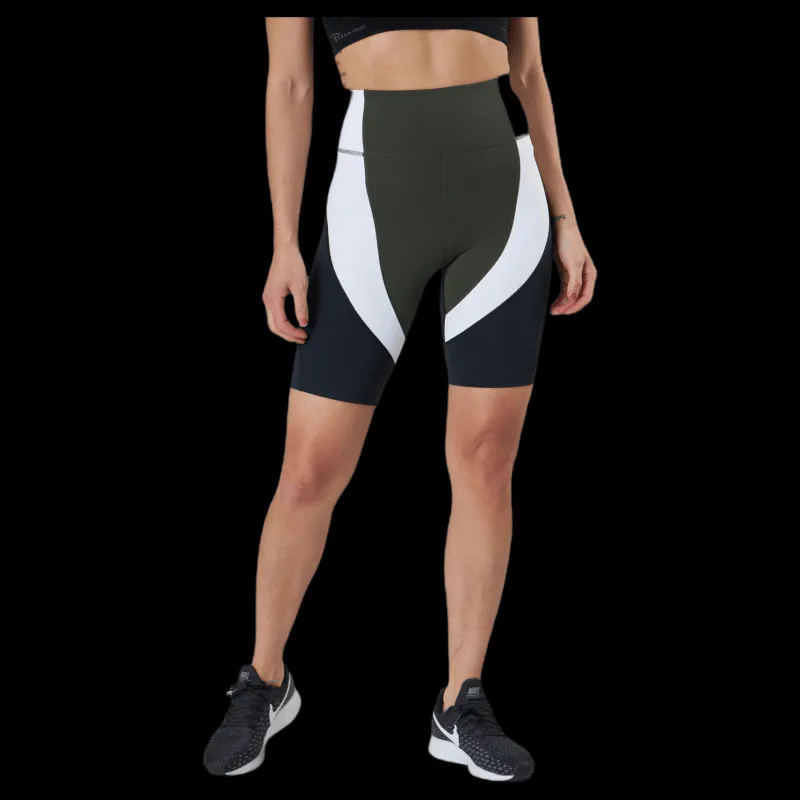 Outlet BLACC Shape Biker Shorts Green/Black Grön och Svart