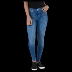 Only Shape Life Reg Skinny Blue Blå Online