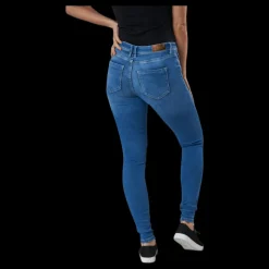 Only Shape Life Reg Skinny Blue Blå Online