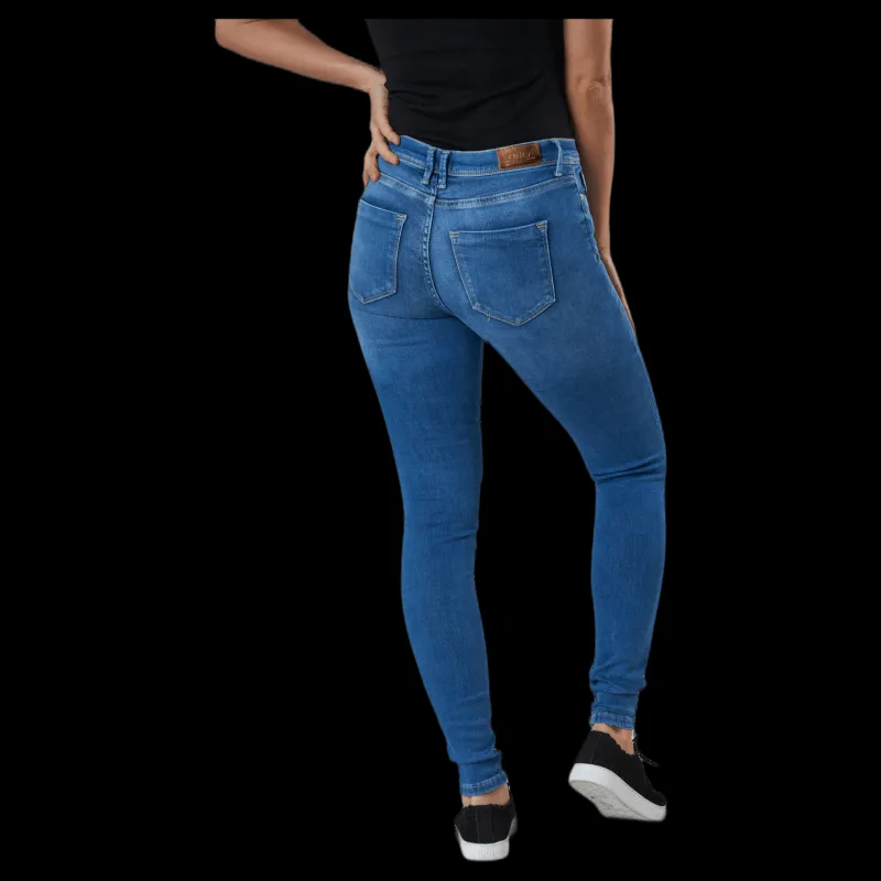 Only Shape Life Reg Skinny Blue Blå Online