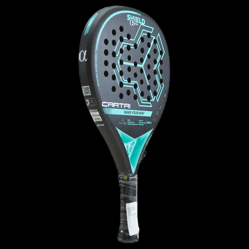 New Cartri Shield Alpha Black/green Svart