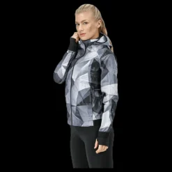Online Nike Shield Hood Printed Flash Jacket Black Flerfärgad