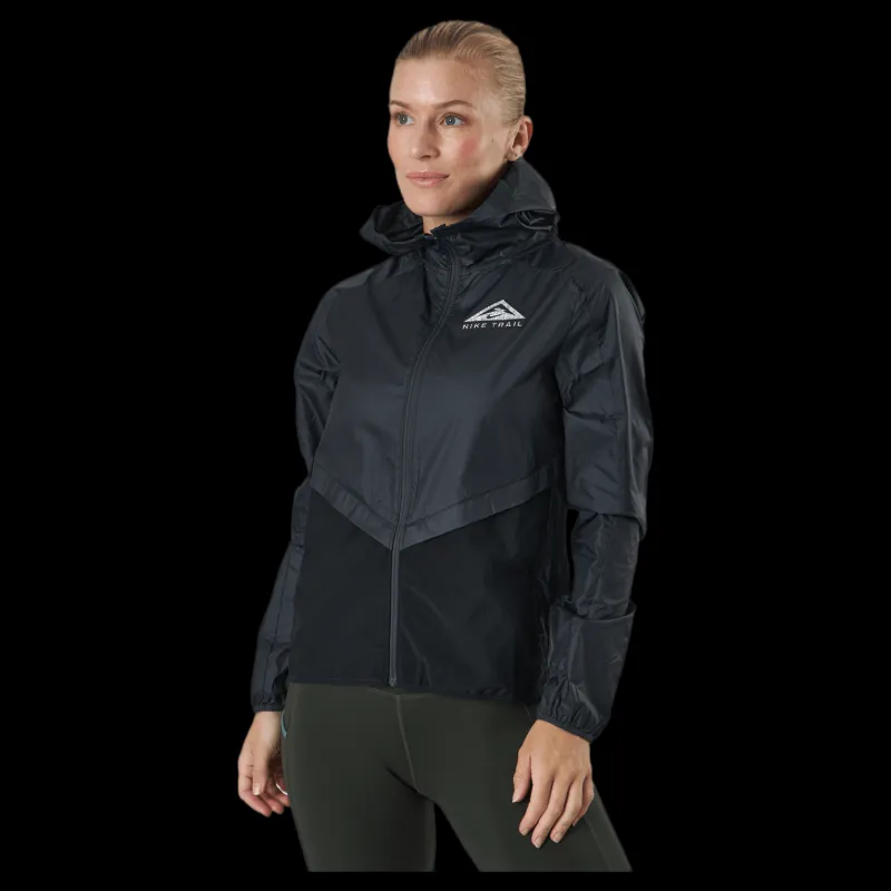 Clearance Nike Shield Trail Running Jacket Black Svart