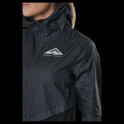 Clearance Nike Shield Trail Running Jacket Black Svart