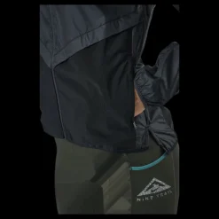 Clearance Nike Shield Trail Running Jacket Black Svart