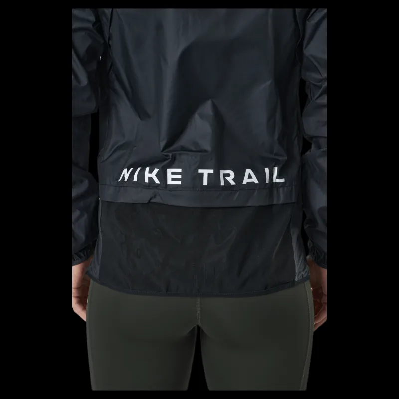 Clearance Nike Shield Trail Running Jacket Black Svart