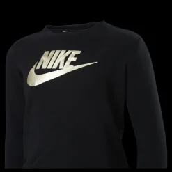 New Nike Shine Crew Junior Black Svart
