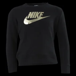 New Nike Shine Crew Junior Black Svart