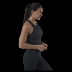 Hot Casall Shiny Alligator Seamless Strap Tank Grey Grå