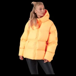 Discount Svea Short Padded Hood Jacket Orange