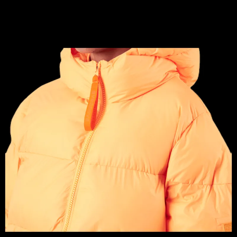 Discount Svea Short Padded Hood Jacket Orange