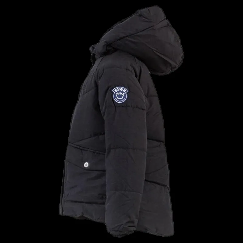 Svea Short Padded Junior Jacket Black Svart Sale