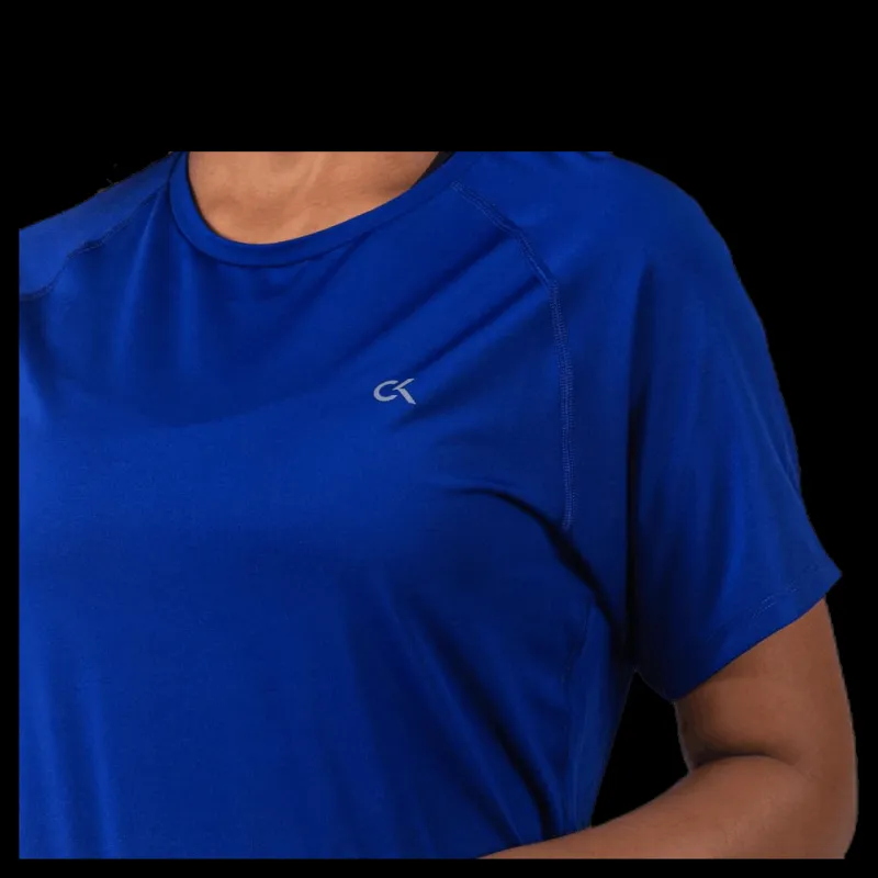 Online Calvin Klein Short Sleeve Tee Blue Blå