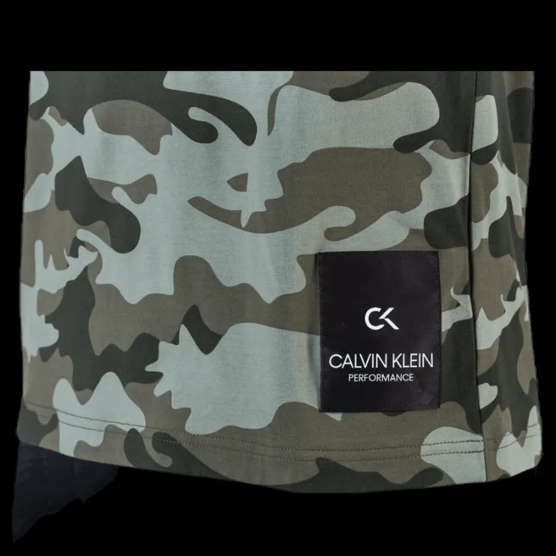 Calvin Klein Short Sleeve T-Shit Green Grön Outlet