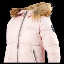 Svea Short Slim Jacket Junior Pink Rosa Discount