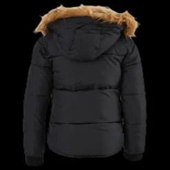Svea Short Slim Jacket Junior Black Svart