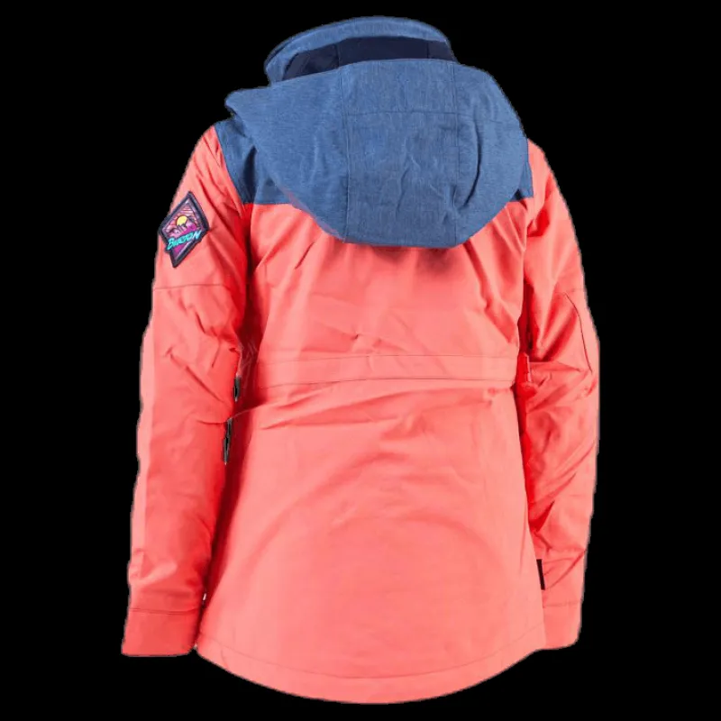 Burton Shortleaf Dryride Parka Youth Orange/Blue Orange och Blå Sale