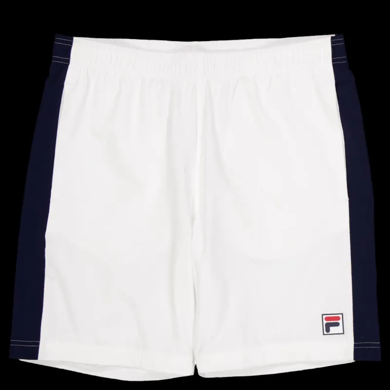Online Fila Shorts Jakob White/navy Vit