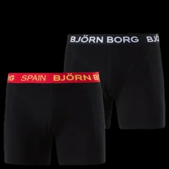 New Björn Borg Shorts Sammy Spain 2-pack Black Svart