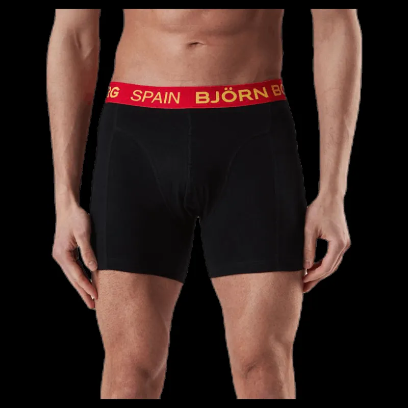 New Björn Borg Shorts Sammy Spain 2-pack Black Svart