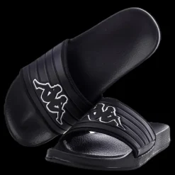 Kappa Shower Slipper Lablo White/Black Vit och Svart Online