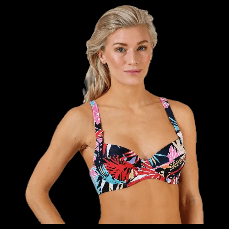 Abecita Sicilia Unique Wire Bra Patterned/Black Mönstrad och Svart
