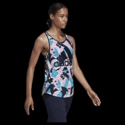 adidas Sid All Over Print Tank Pink/White Flerfärgad