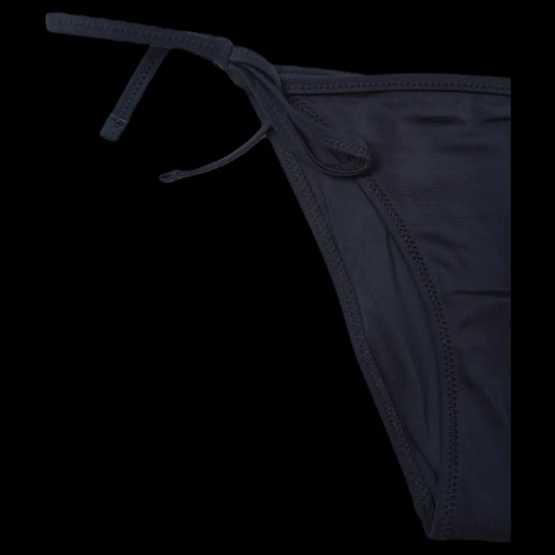 New Puma Side Tie Bikini Bottom Black Svart