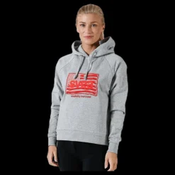 Svea Signe Hood Grey Grå Hot