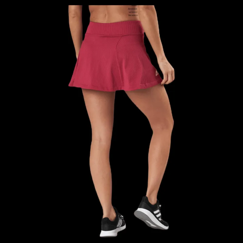 Clearance adidas Tennis Skirt Primeknit Primeblue Pink Röd