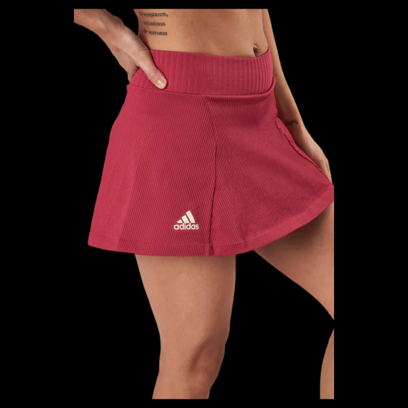 Clearance adidas Tennis Skirt Primeknit Primeblue Pink Röd