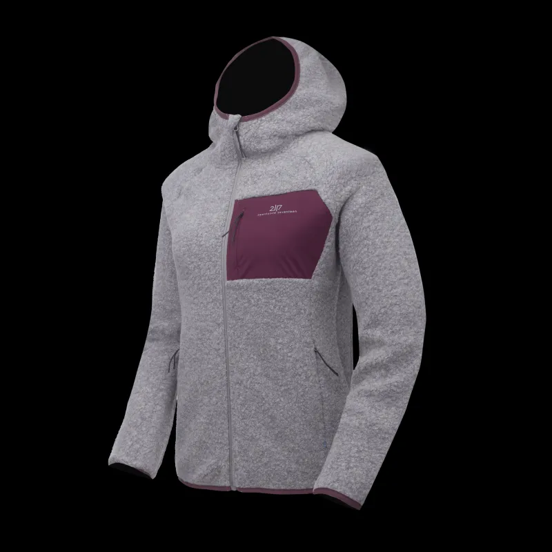 Clearance 2117 of Sweden Skord Pile Hoodie W Grey Grå