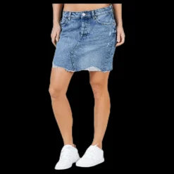 Discount Only Sky Life Reg Dnm Skirt Blue Blå