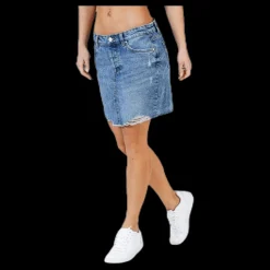 Discount Only Sky Life Reg Dnm Skirt Blue Blå