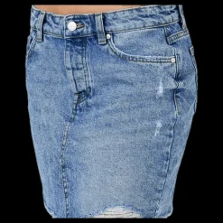 Discount Only Sky Life Reg Dnm Skirt Blue Blå