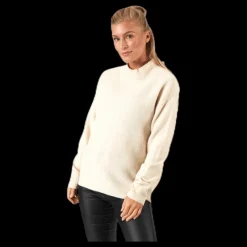 Pieces Skyla Ls O-Neck Wool Knit Grey Grå Online
