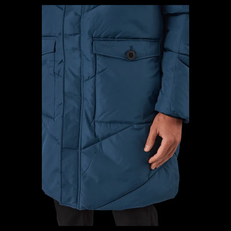Tuxer Skyler Jacket Deep Petroleum Blå Discount