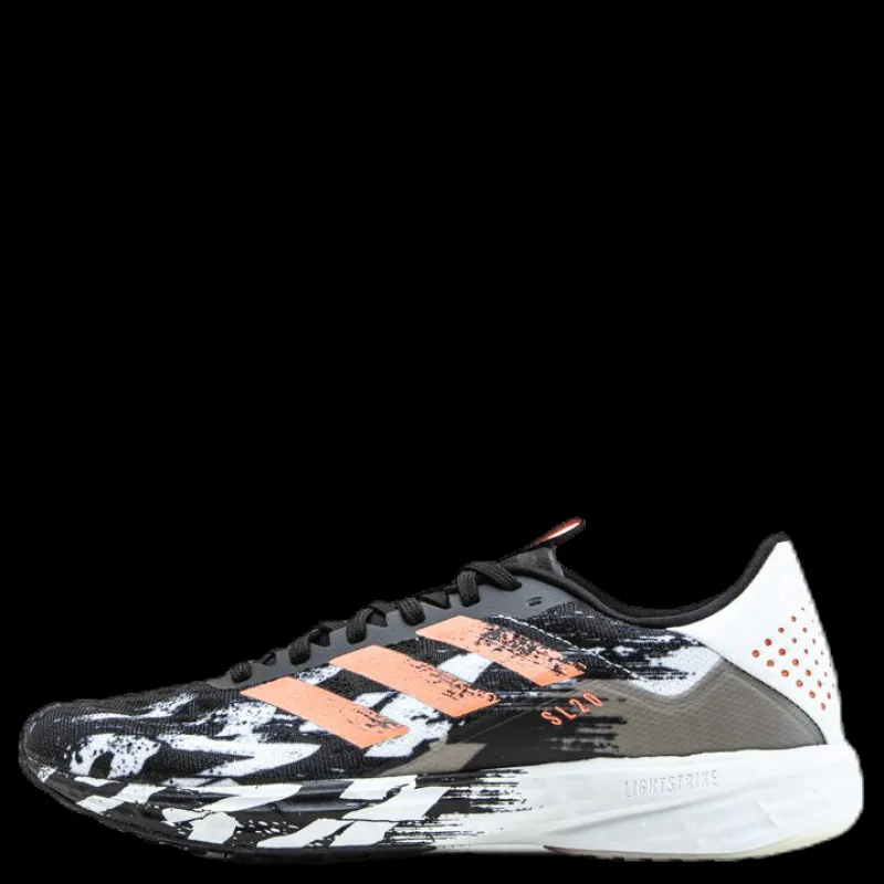 New adidas SL20 Shoes Core Black / Signal Coral / Cloud White Flerfärgad