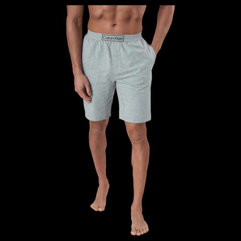 Calvin Klein Sleep Short Grey Heather Grå Discount