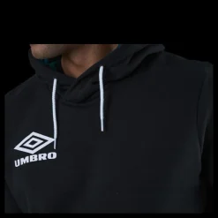 New Umbro Sleeve Print Hoodie Black Svart