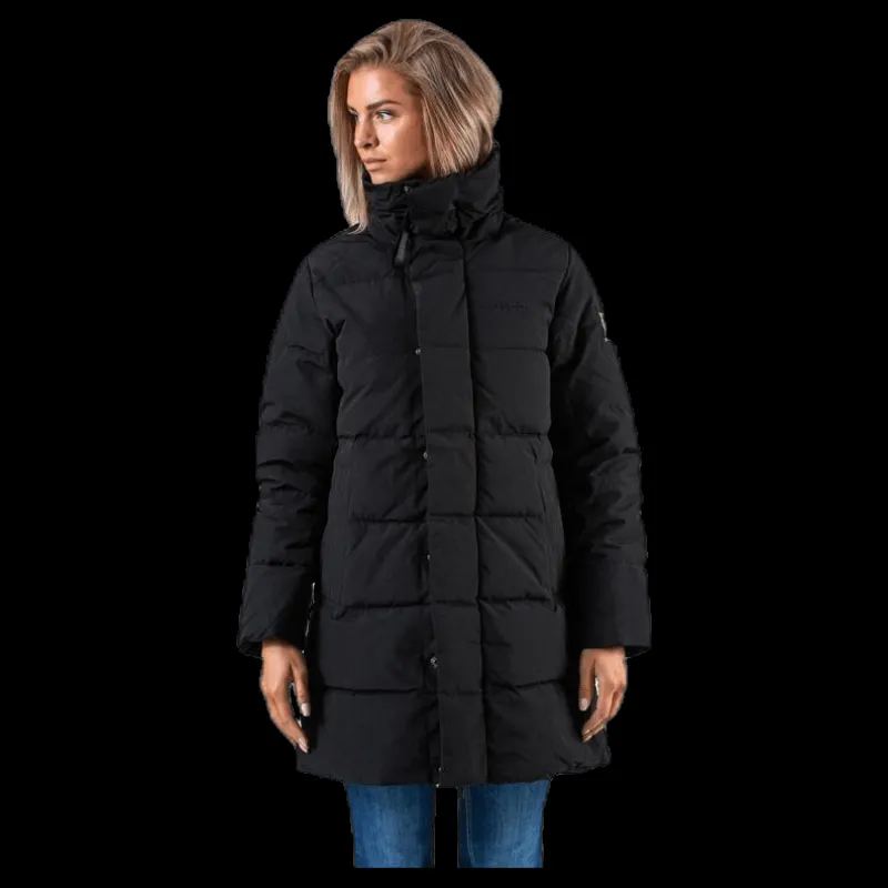 Clearance Svea Slim Fit Padded Jacket Black Svart