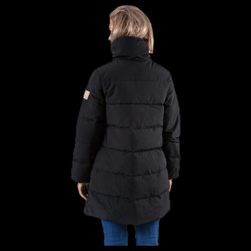 Clearance Svea Slim Fit Padded Jacket Black Svart