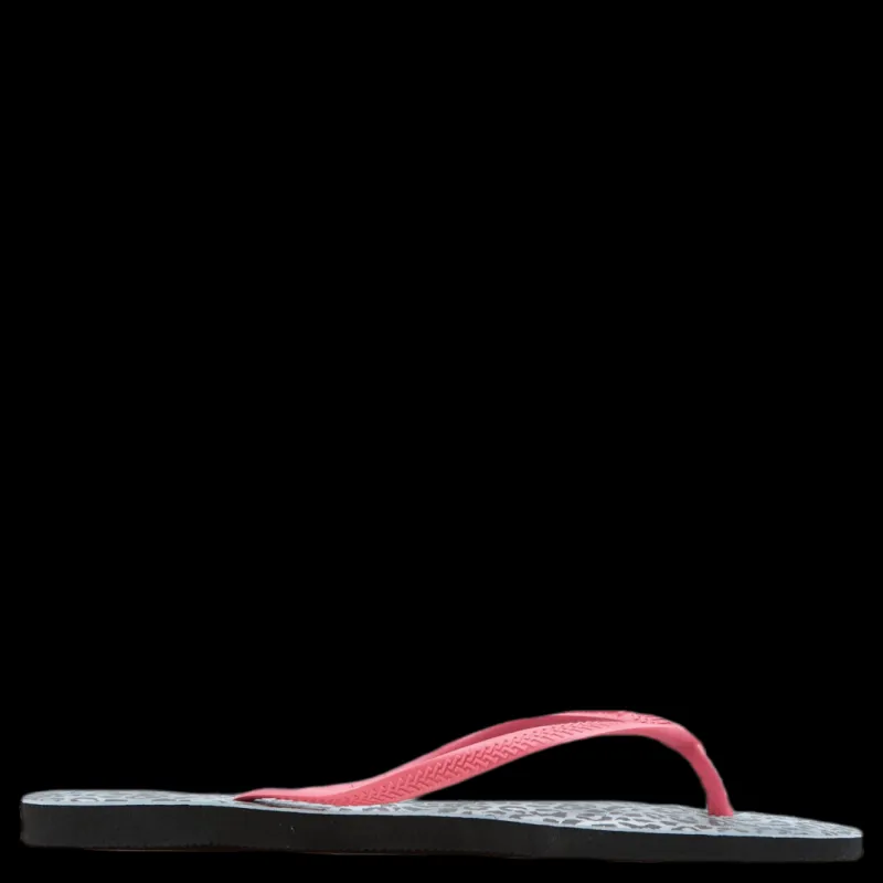 Havaianas Slim Leopard Pink/Black Rosa och Svart Online