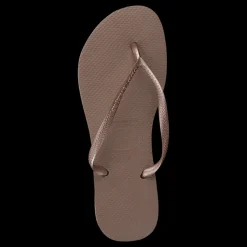 Havaianas Slim Rose Gold Rosa och Metallisk Clearance