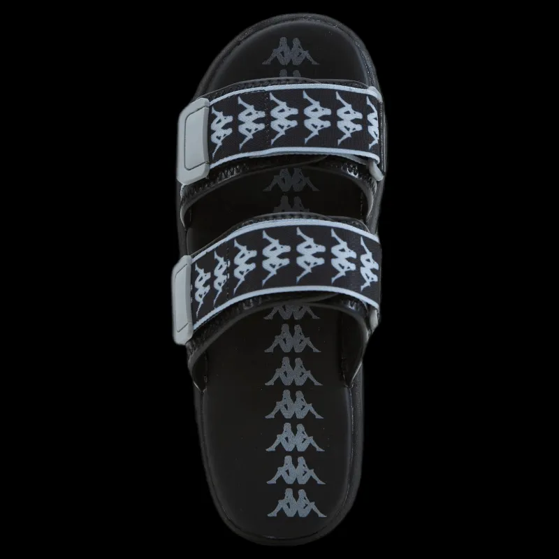 Kappa Slipper, Authentic Banda Aster Black/Silver Svart och Silver Best