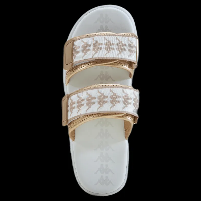 Kappa Slipper, Authentic Banda Aster White/Beige Vit och Beige