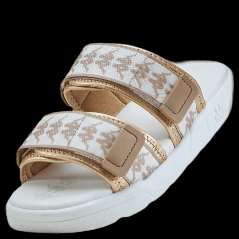 Kappa Slipper, Authentic Banda Aster White/Beige Vit och Beige