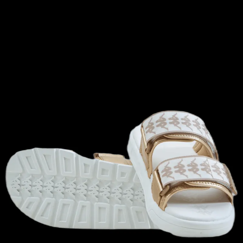 Kappa Slipper, Authentic Banda Aster White/Beige Vit och Beige